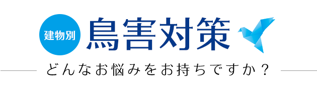 建物別鳥害対策